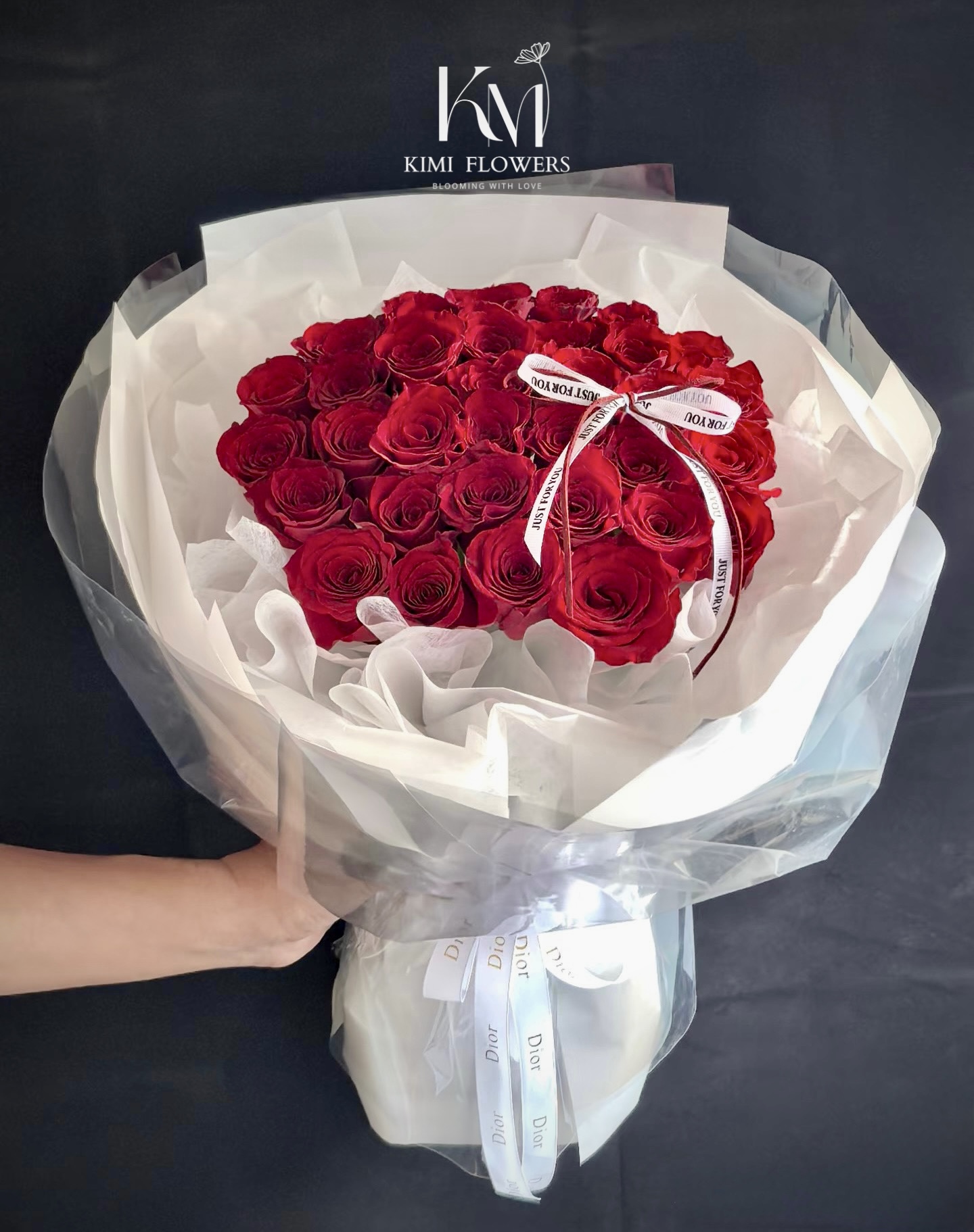 Bó Hoa Hồng Đỏ Tặng Người Yêu Only Rose Only You - Shop Hoa Tươi HCM