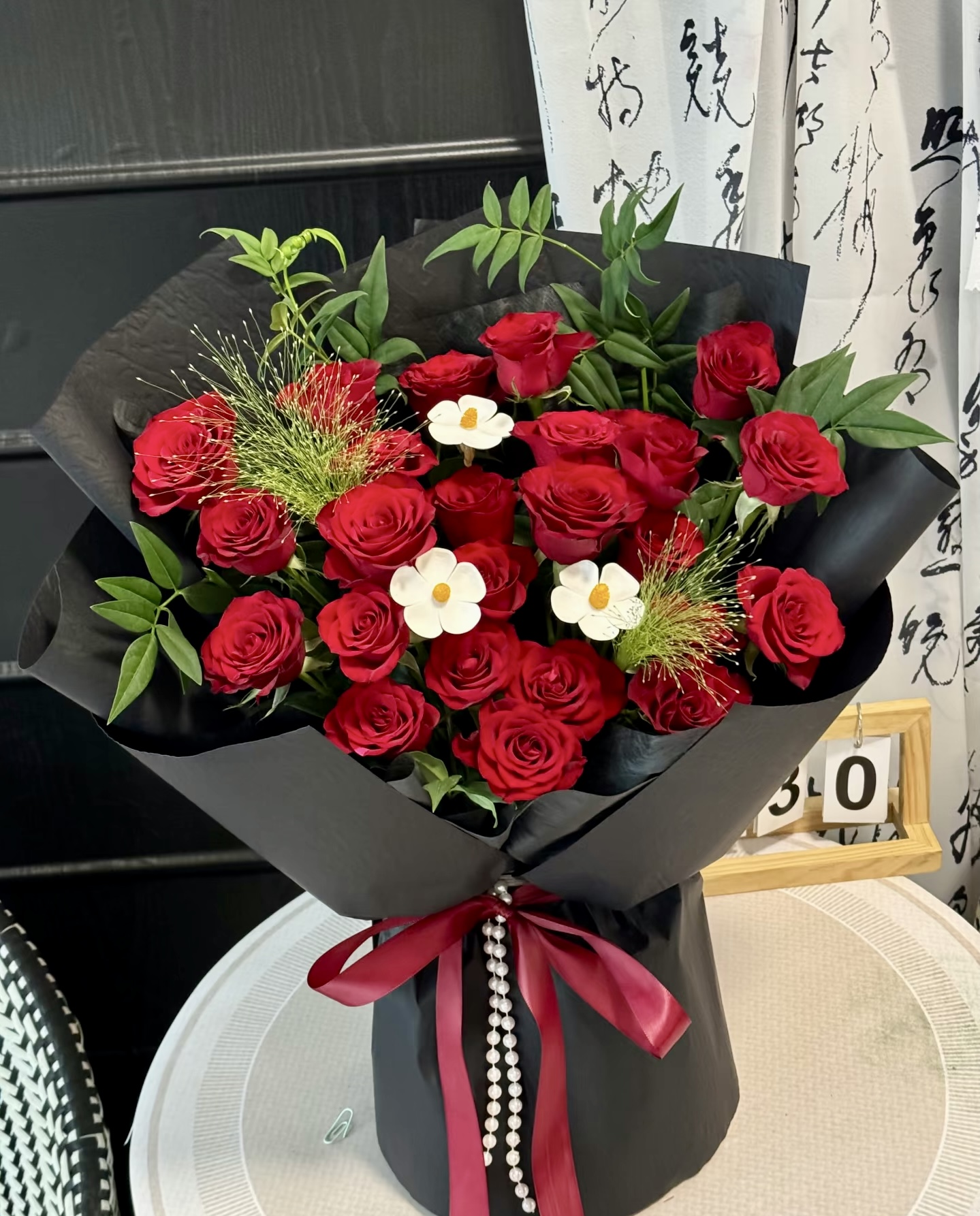 Bó hoa hồng đỏ Red Rose , Bó Hoa Tone Hồng Tặng Người Yêu - Bó Hoa Tươi Garden Style - 胡志明市花束配送 KIMI FLOWERS