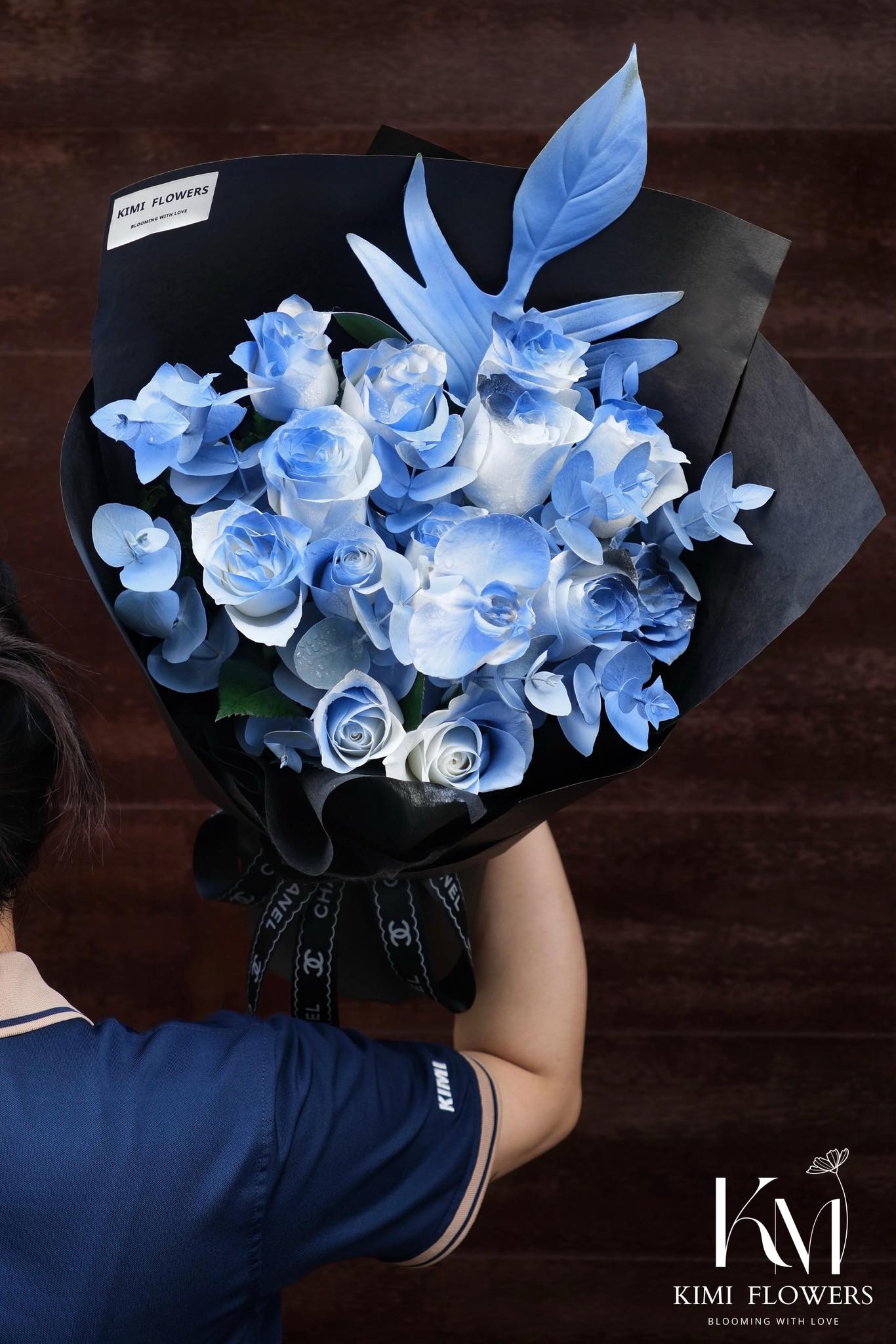 bó hoa tặng nam, bó hoa tặng sếp, Bó Hoa Tone Hồng Tặng Người Yêu - Bó Hoa Tươi Garden Style - 胡志明市花束配送 KIMI FLOWERS