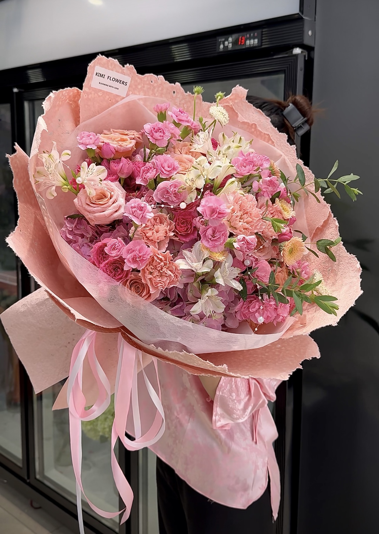 Bó Hoa Tone Hồng Tặng Người Yêu - Bó hoa hồng chùm sophia