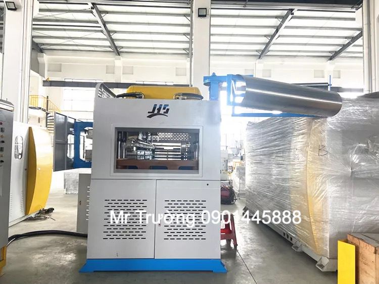 Máy định hình cốc nhựa tự hủy kiểu mới