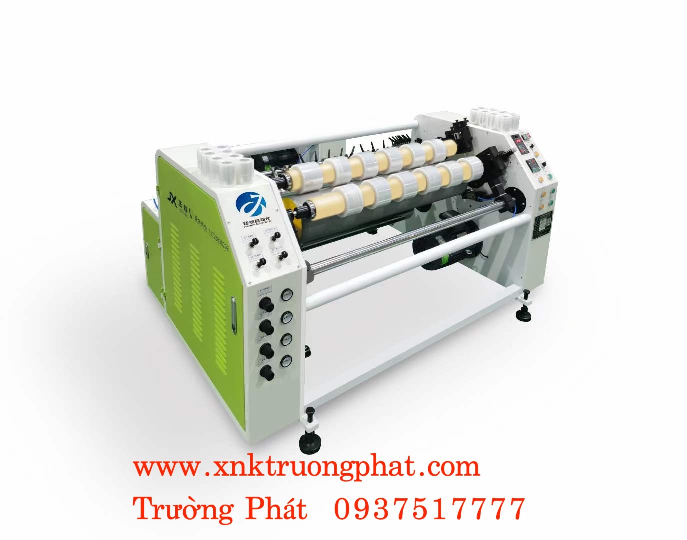 Máy chia cuôn màng chít PE, màng PVC bọc thực Phẩm