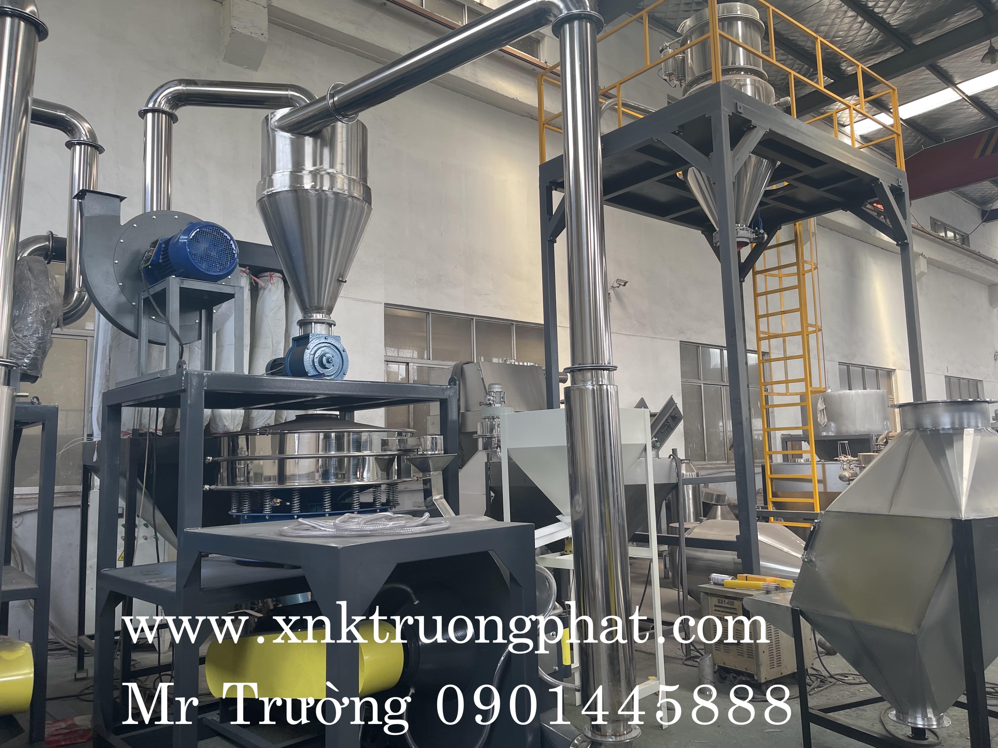 Máy nghiền bột PVC, PE và PP, ABS, PS, PA, PC  Trường Phát