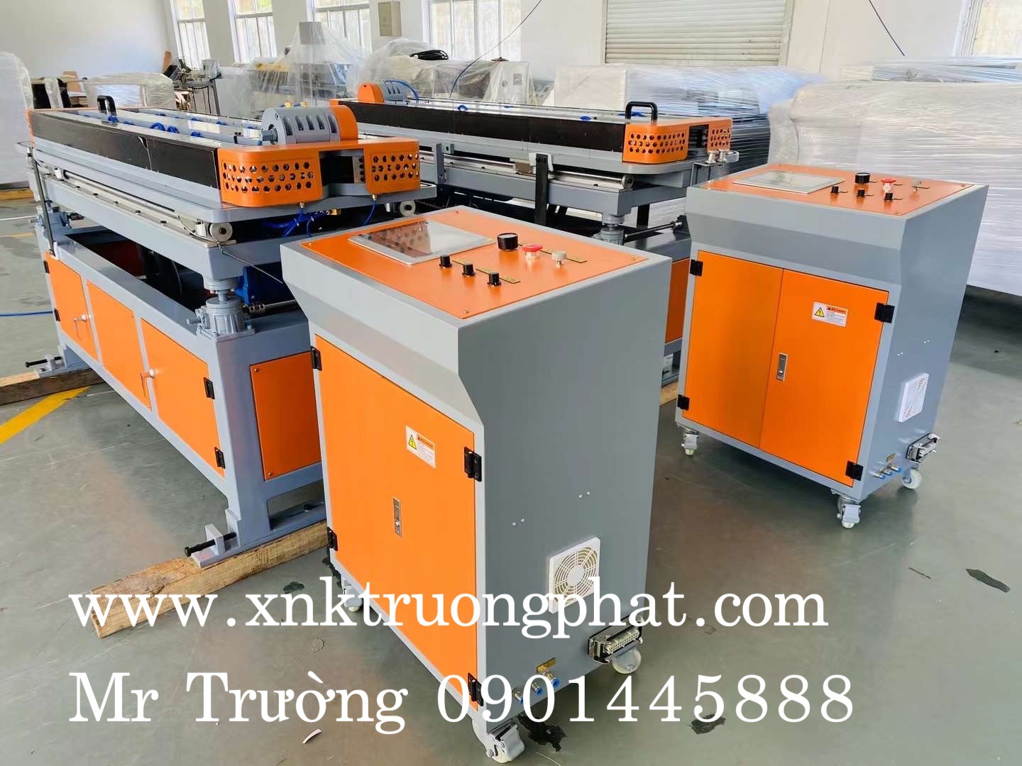 Máy định hình ống ruột gà Trường Phát