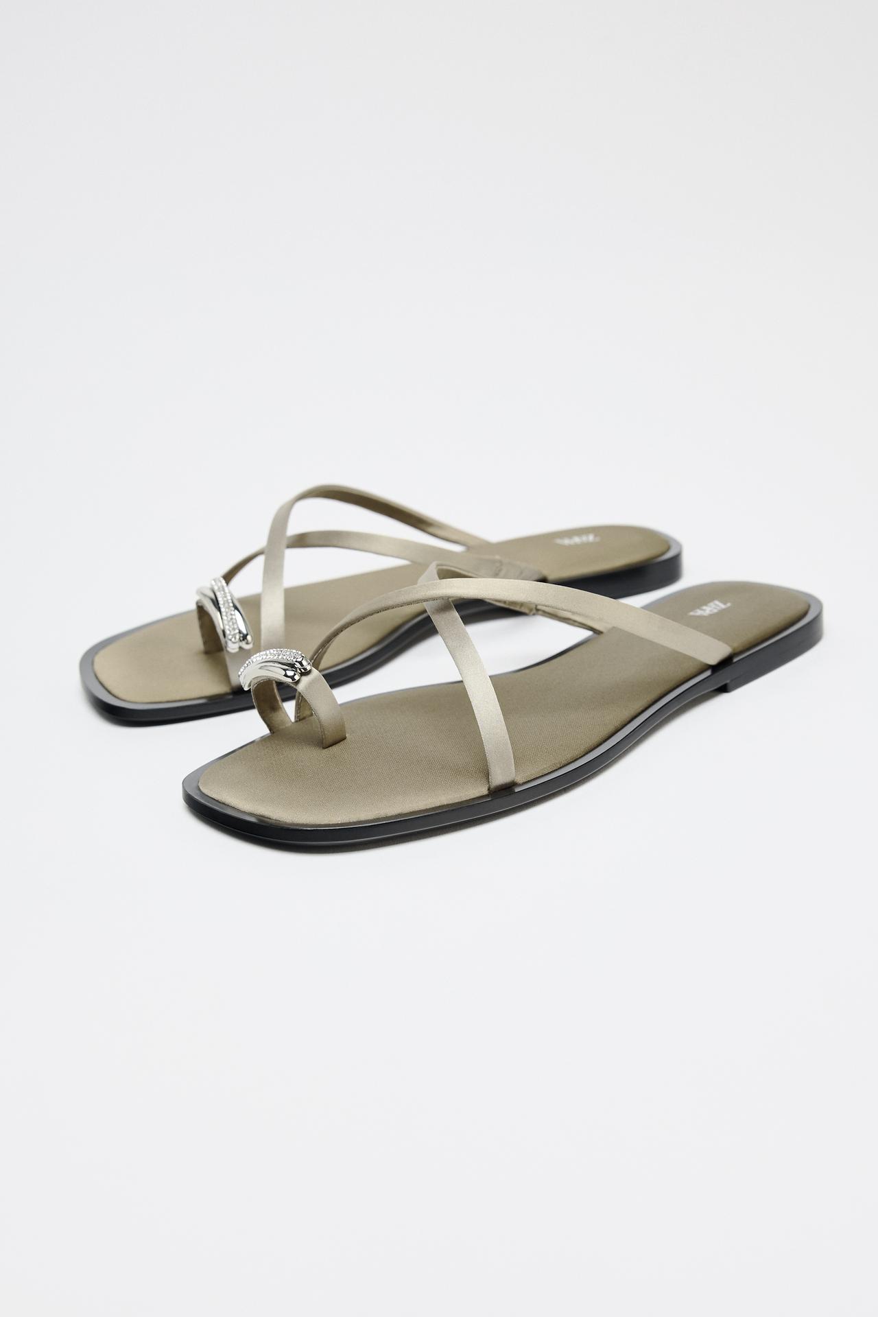 TOE-DETAIL SANDALS