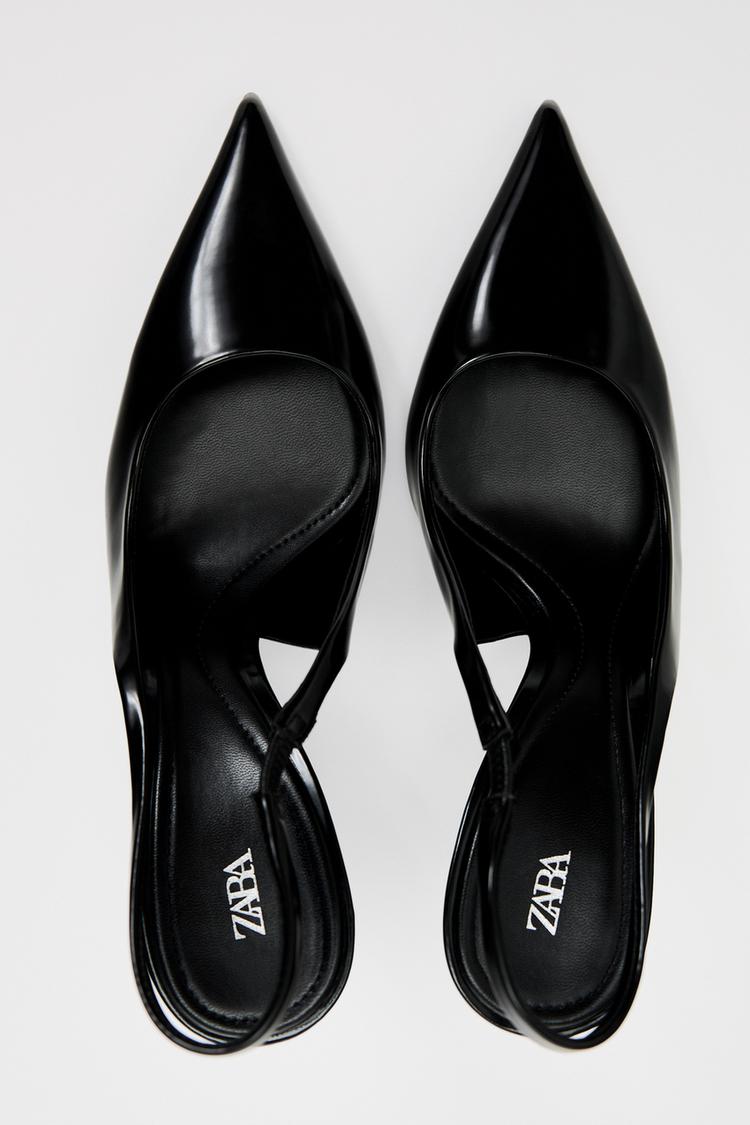 HIGH-HEEL SLINGBACK SHOES