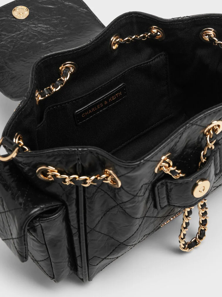 Duo Quilted Two-Way Front Flap Backpack