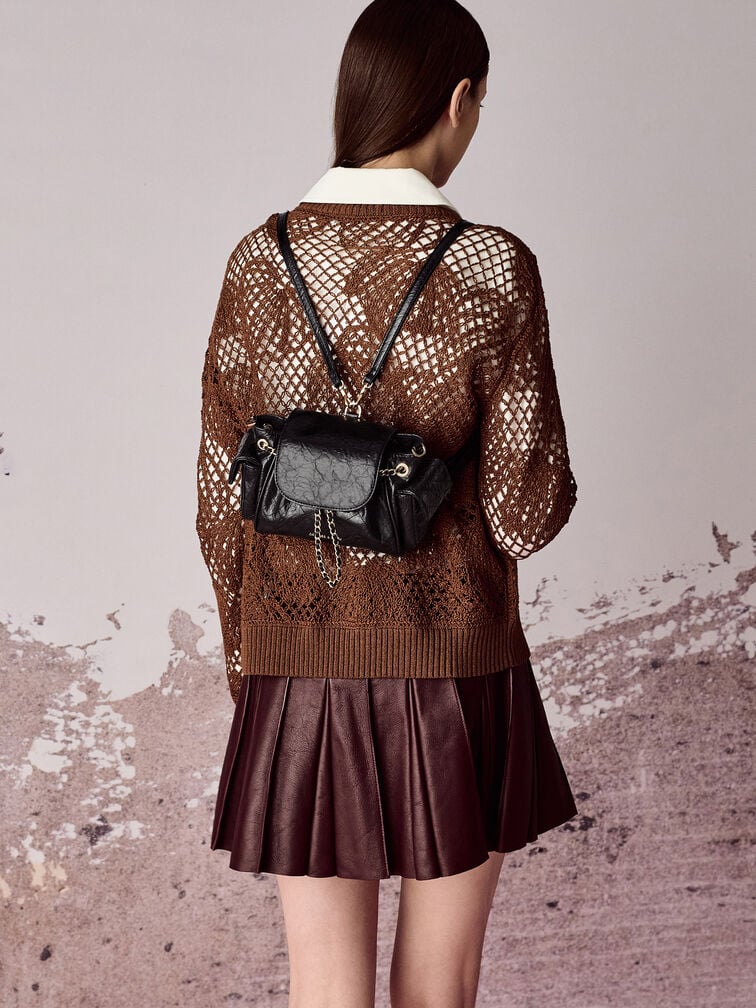 Duo Quilted Two-Way Front Flap Backpack