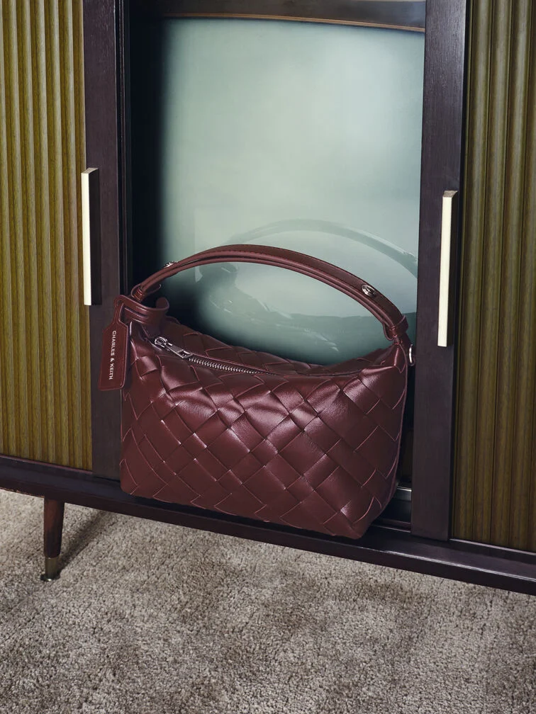 Ivette Woven Shoulder Bag