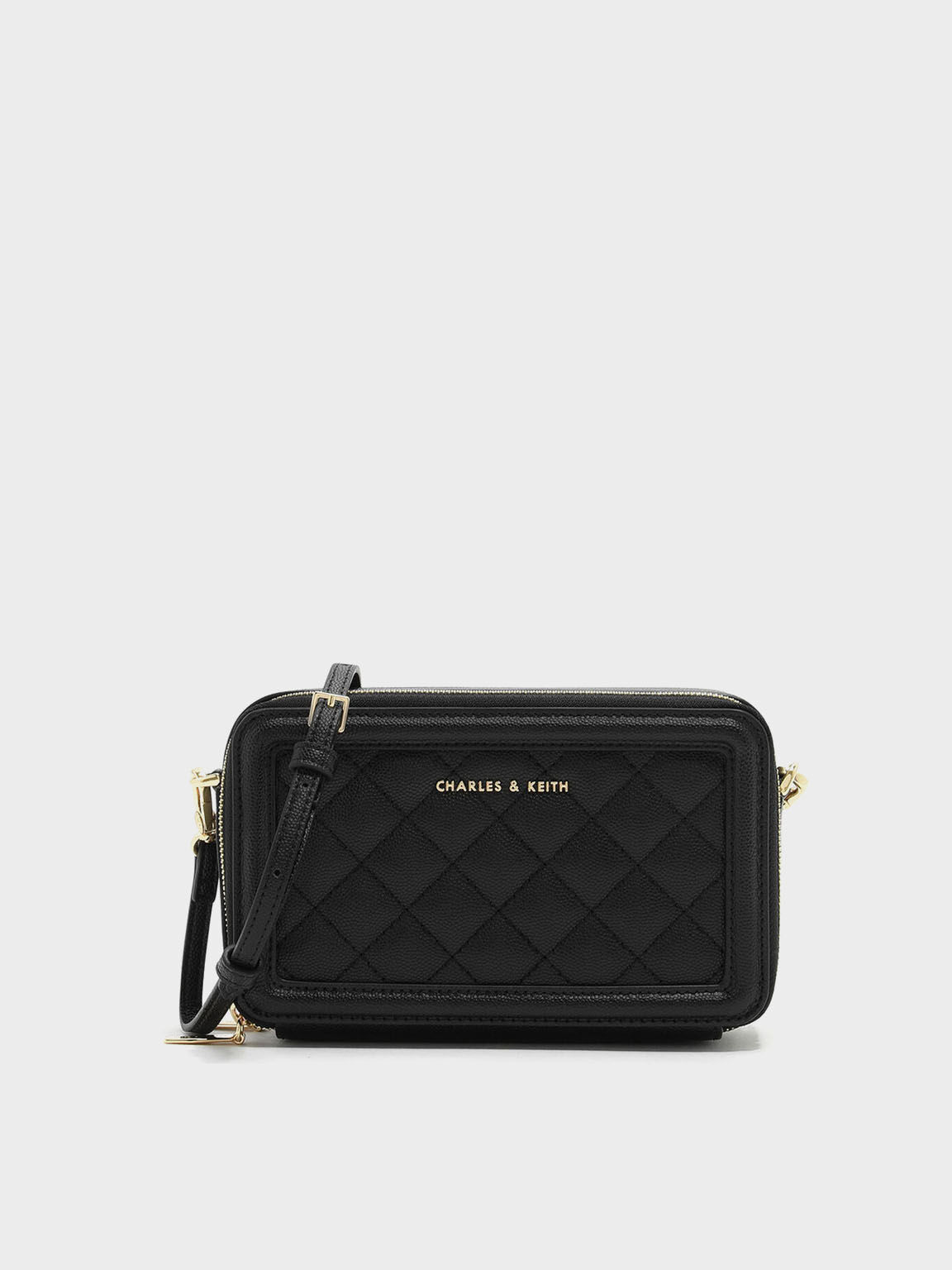 Quilted Boxy Long Wallet