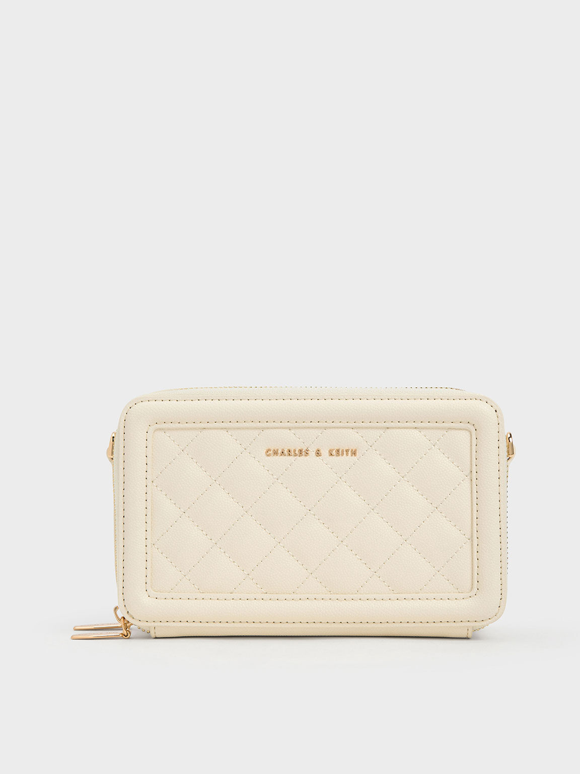 Quilted Boxy Long Wallet