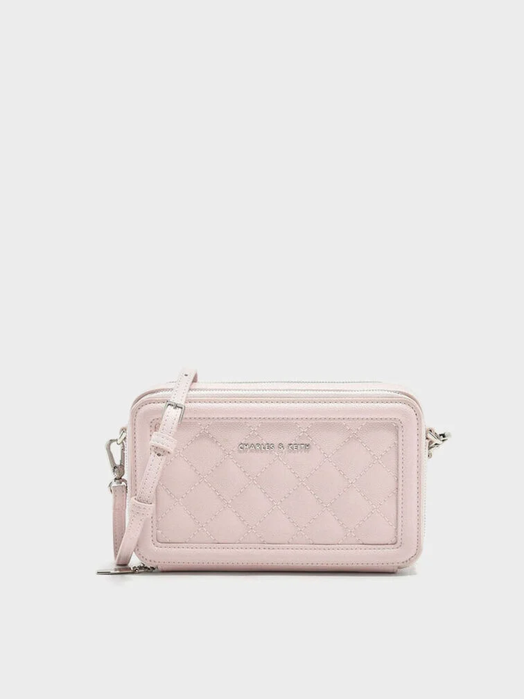 Quilted Boxy Long Wallet