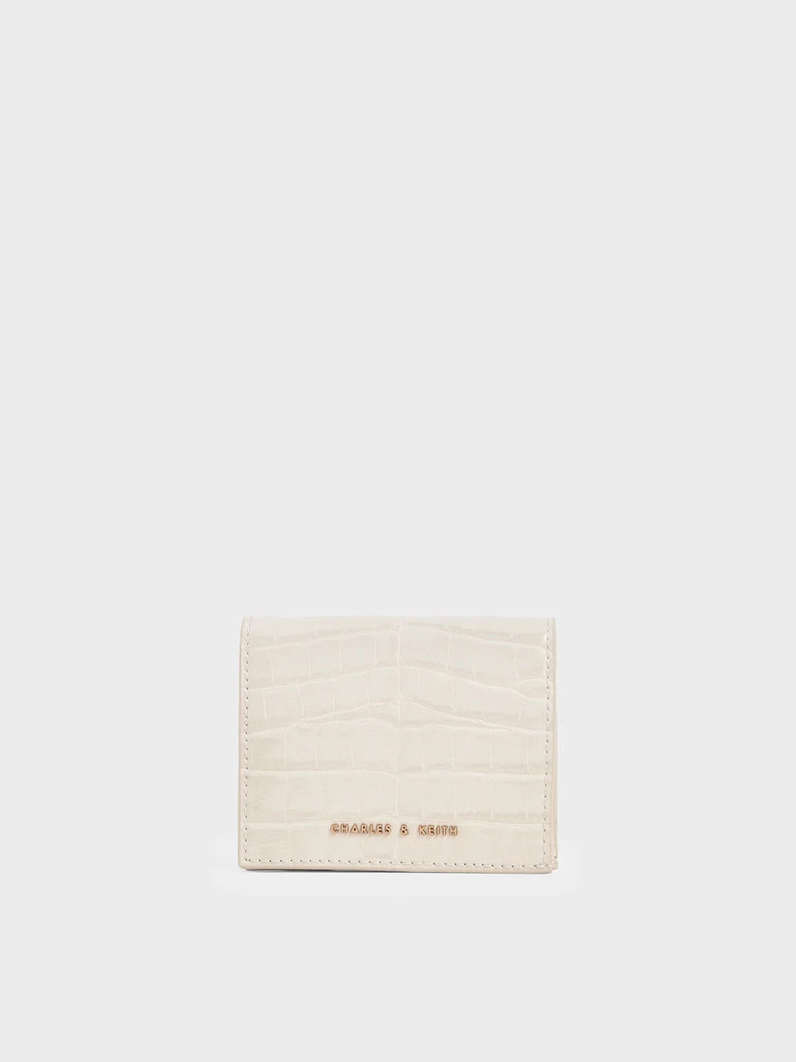 Croc-Effect Small Wallet