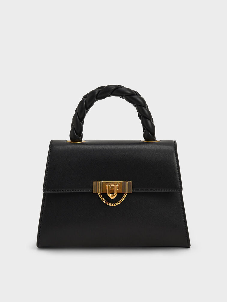 Tallulah Braided Trapeze Handbag