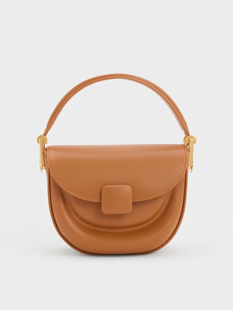 Koa Half-Moon Saddle Bag