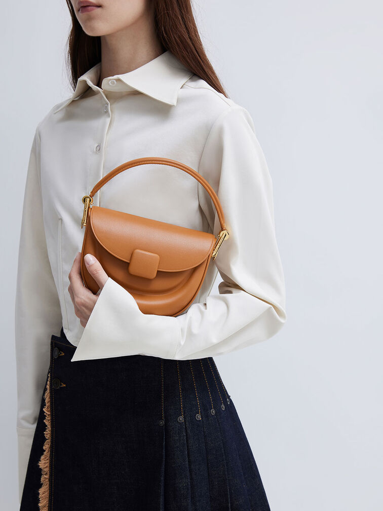 Koa Half-Moon Saddle Bag