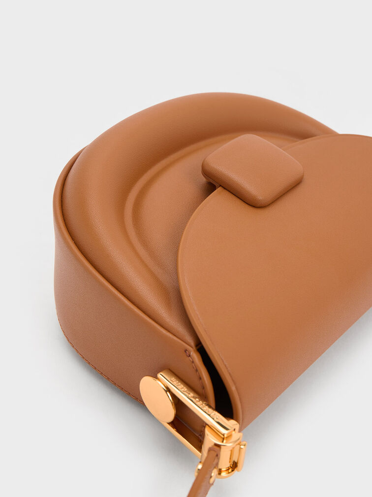 Koa Half-Moon Saddle Bag