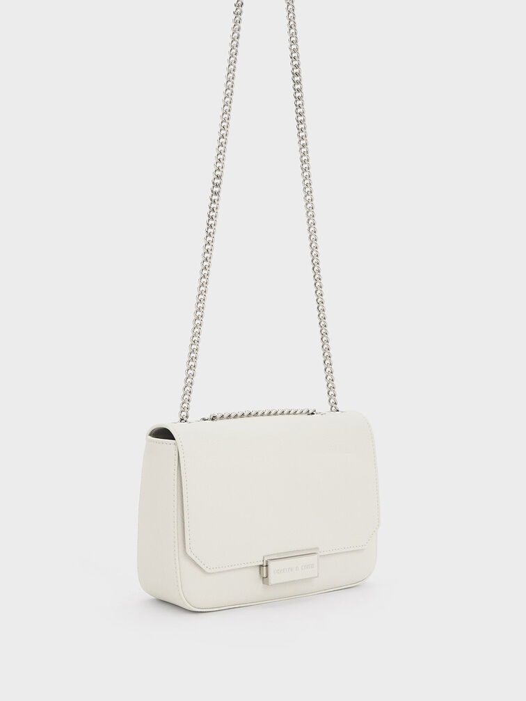 Chain Strap Square Bag