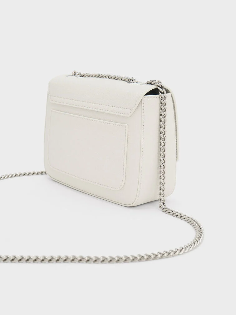 Chain Strap Square Bag