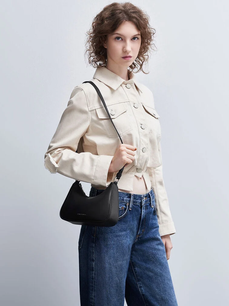 Lock & Key Chain Shoulder Bag