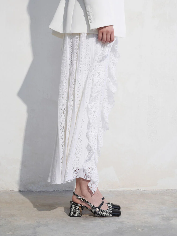 Aeryn Pearl-Embellished Slingback Pumps