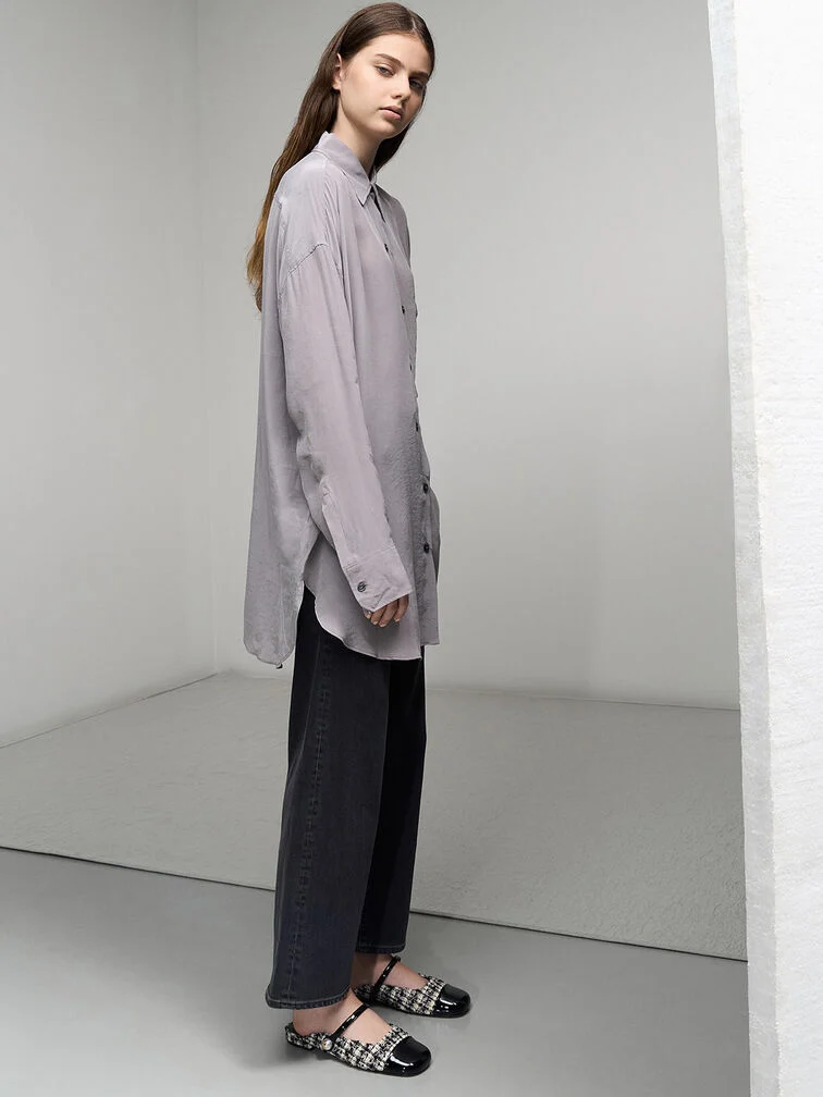 Aeryn Pearl Embellished Flat Mules