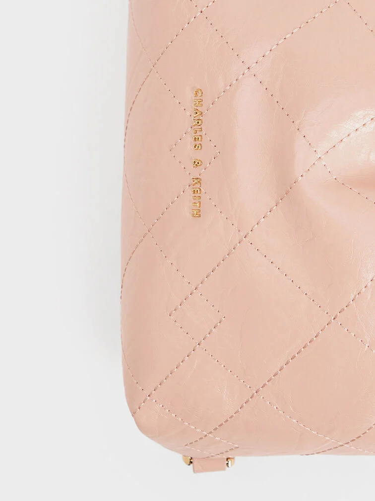 Duo Chain-Handle Two-Way Backpack