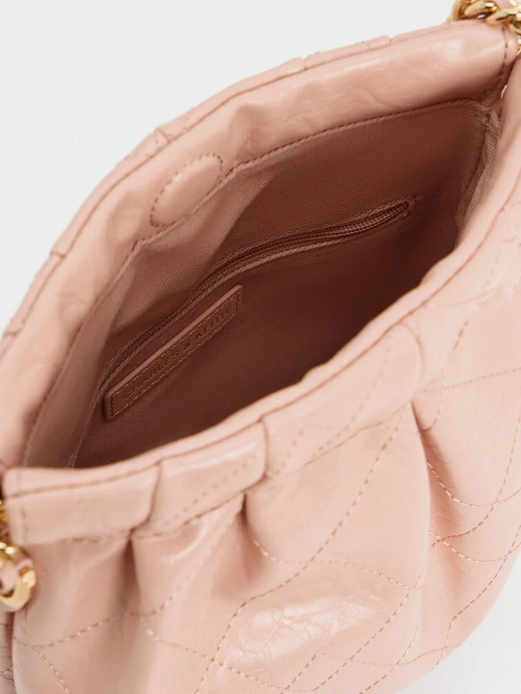 Duo Chain-Handle Two-Way Backpack