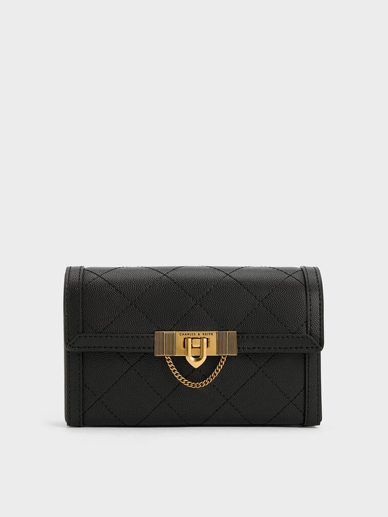 Tallulah Quilted Clutch Bag