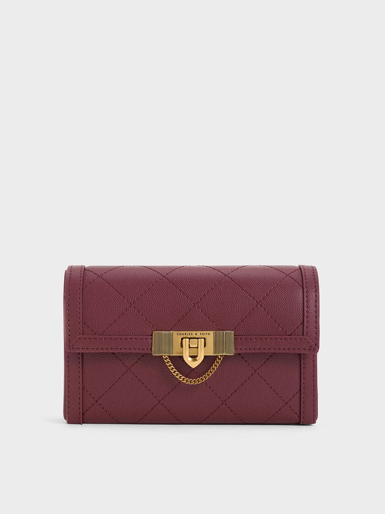 Tallulah Quilted Clutch Bag