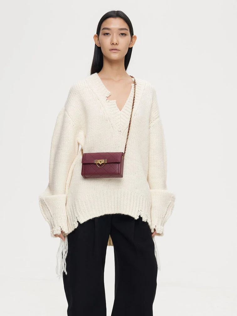 Tallulah Quilted Clutch Bag