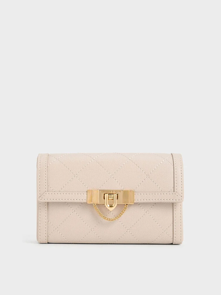Tallulah Quilted Clutch Bag
