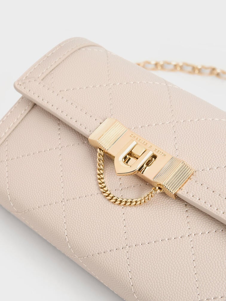 Tallulah Quilted Clutch Bag