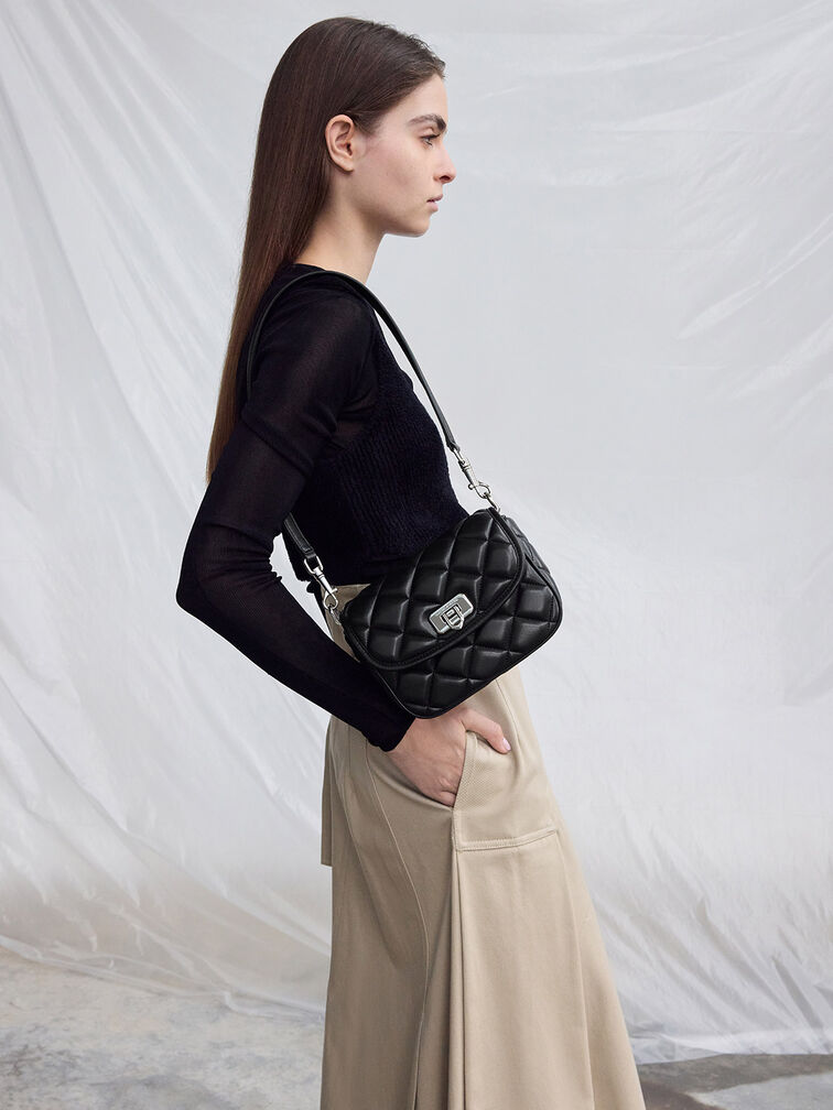 Cressida Quilted Foldover Crossbody Bag