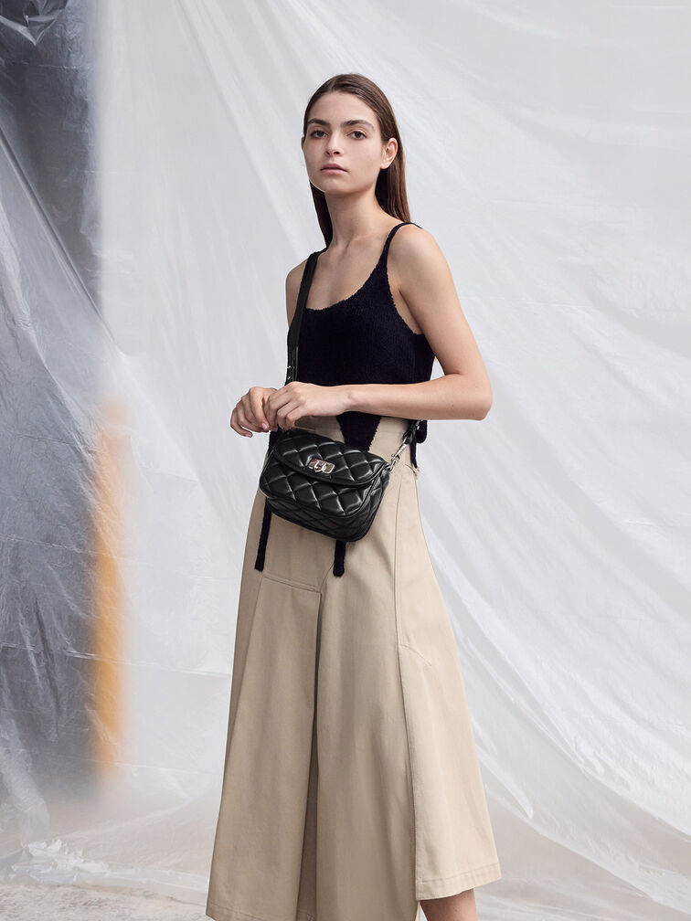 Cressida Quilted Foldover Crossbody Bag