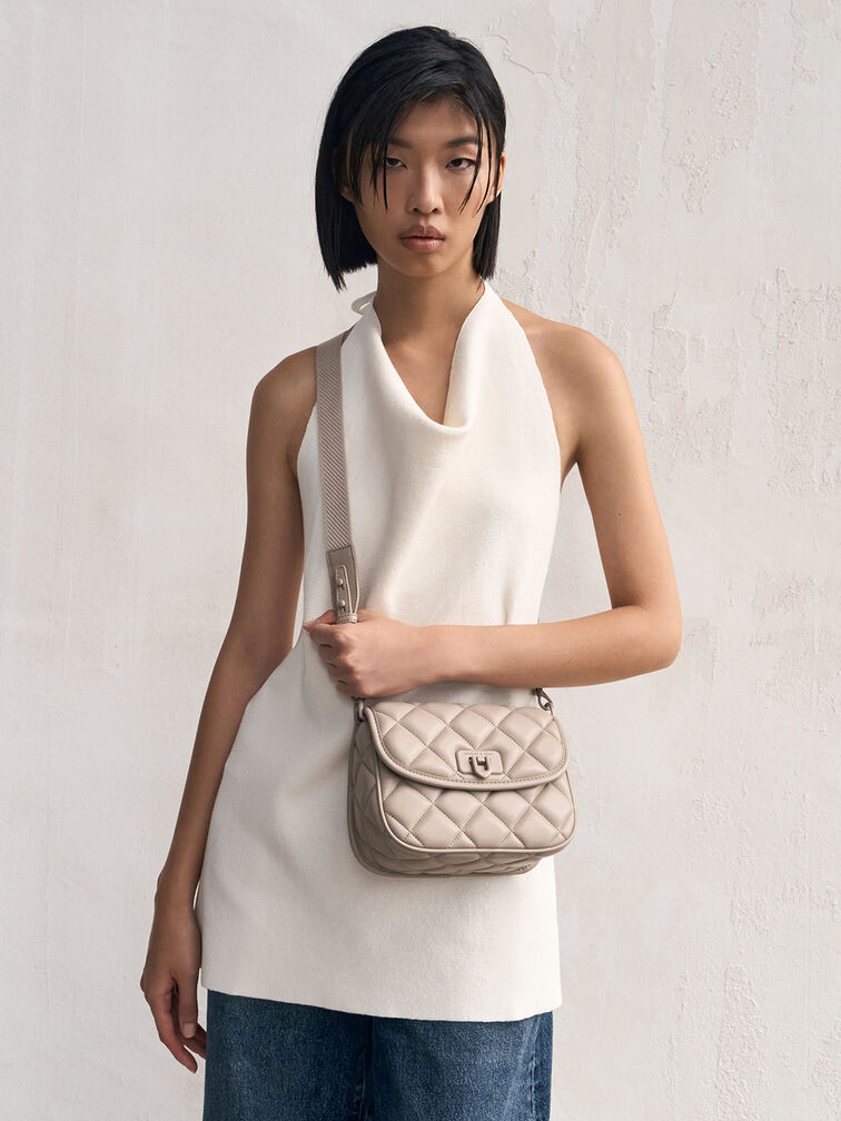 Cressida Quilted Foldover Crossbody Bag