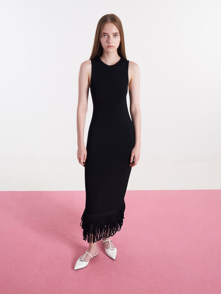 Clara T-Bar Pointed-Toe Mules