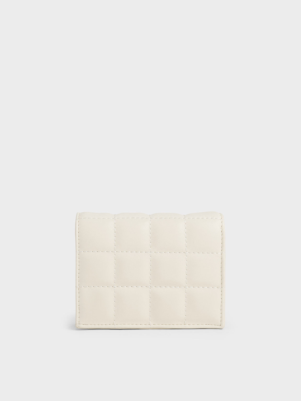 Cassia Quilted Chain-Handle Mini Wallet