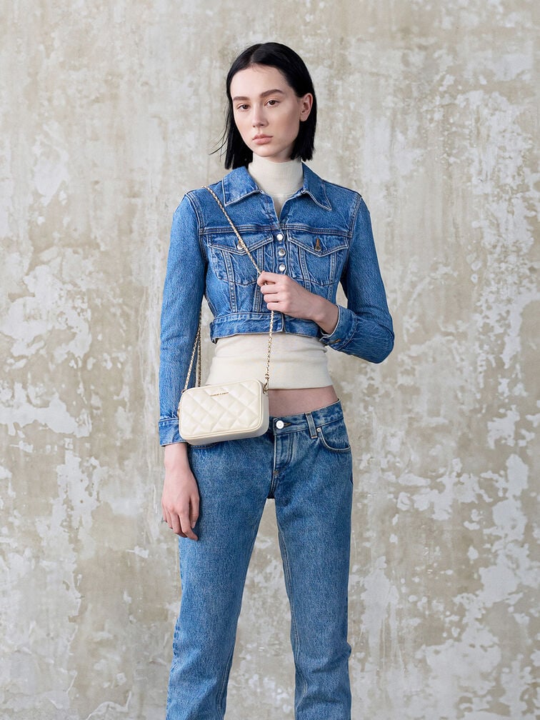 Mini Apfra Quilted Crossbody Bag