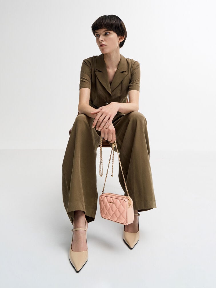 Mini Apfra Quilted Crossbody Bag