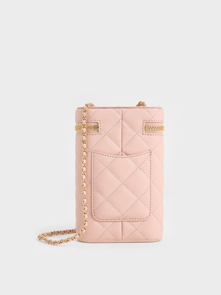 Apfra Quilted Elongated Mini Rectangular Bag
