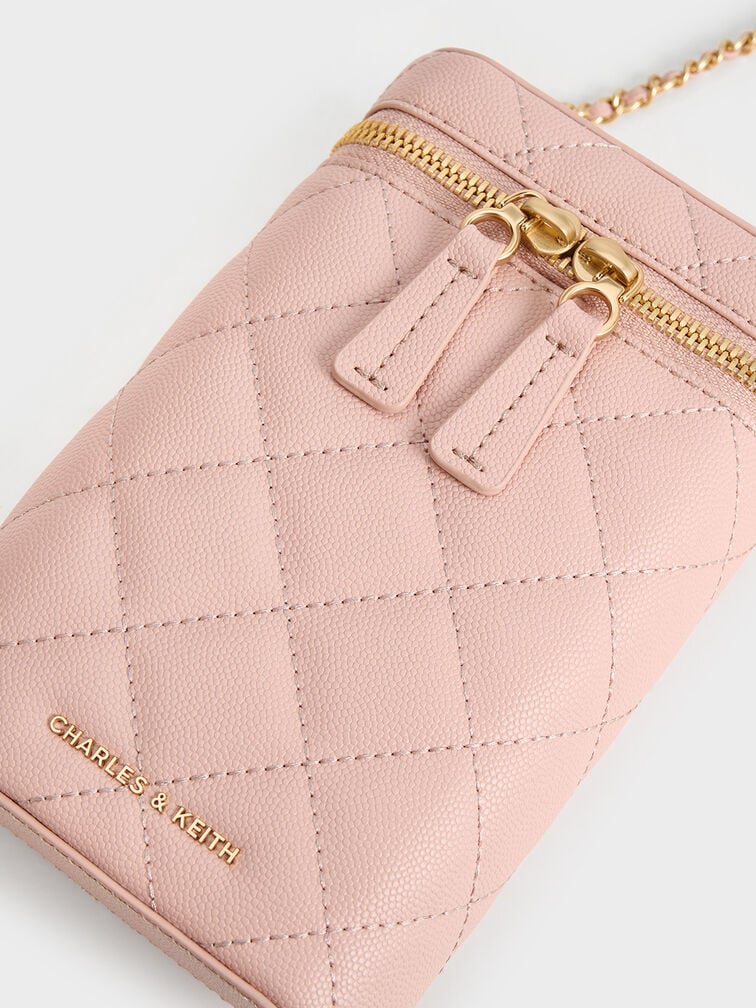 Apfra Quilted Elongated Mini Rectangular Bag