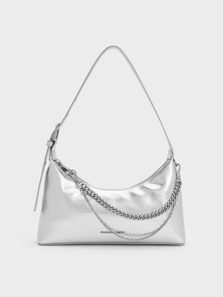 Atwood Chain-Embellished Shoulder Bag