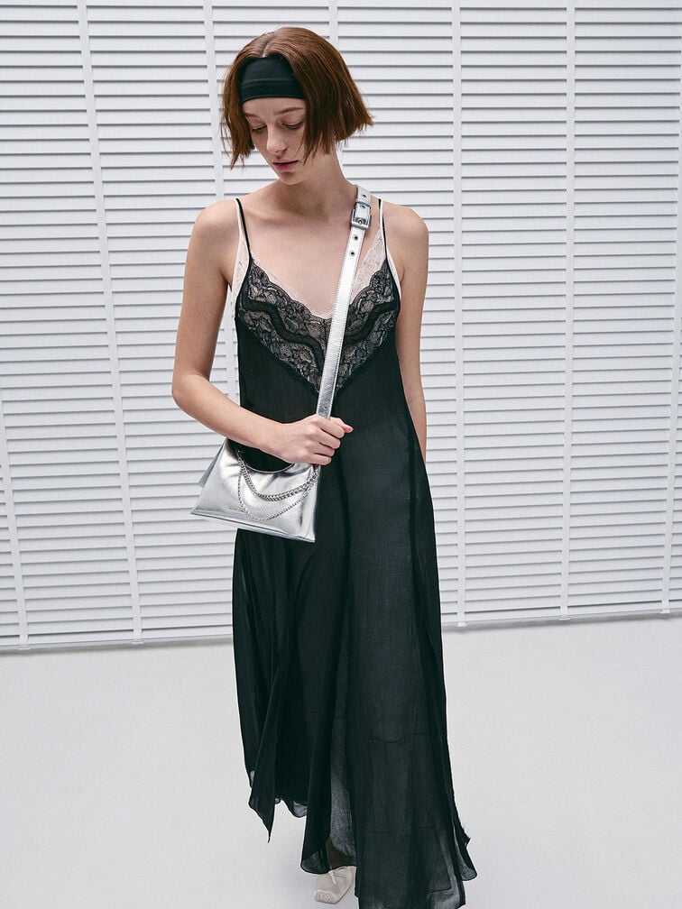 Atwood Chain-Embellished Shoulder Bag