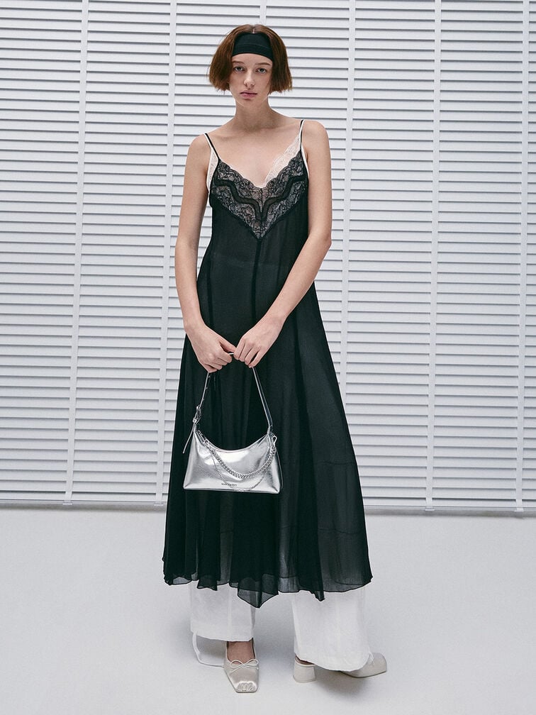 Atwood Chain-Embellished Shoulder Bag