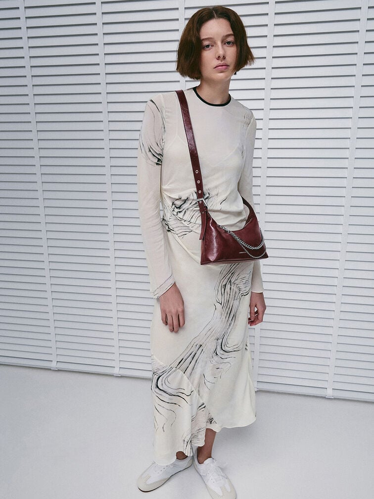 Atwood Chain-Embellished Shoulder Bag