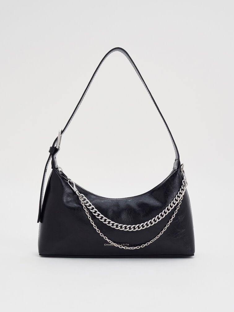 Atwood Chain-Embellished Shoulder Bag