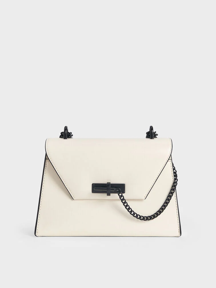 Samantha Envelope Chain-Handle Bag