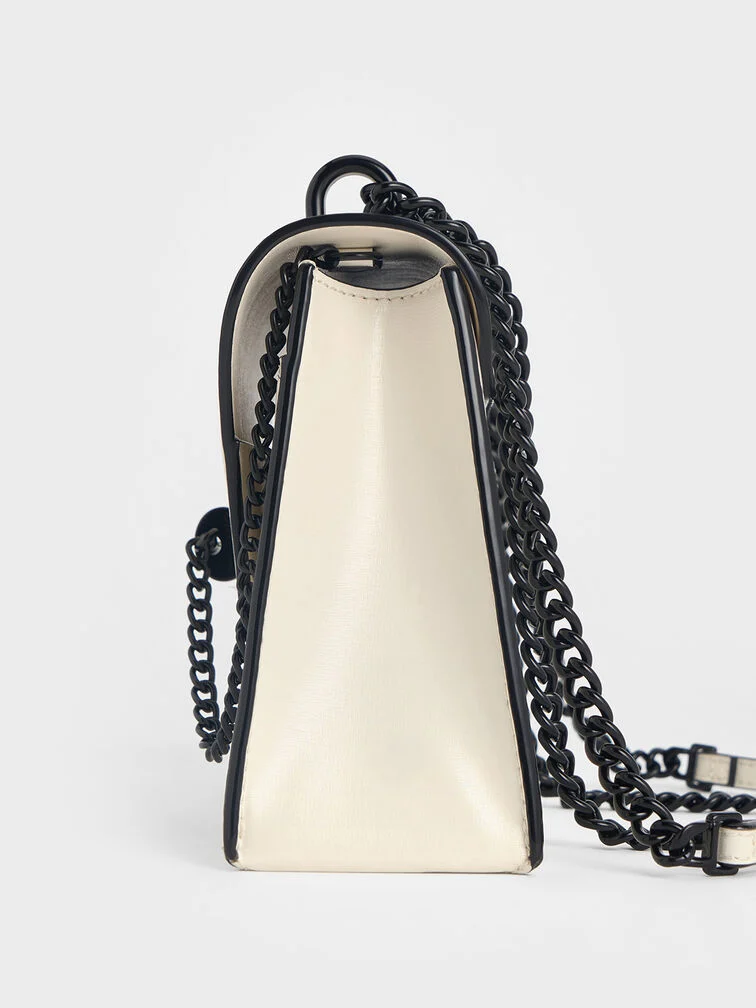 Samantha Envelope Chain-Handle Bag