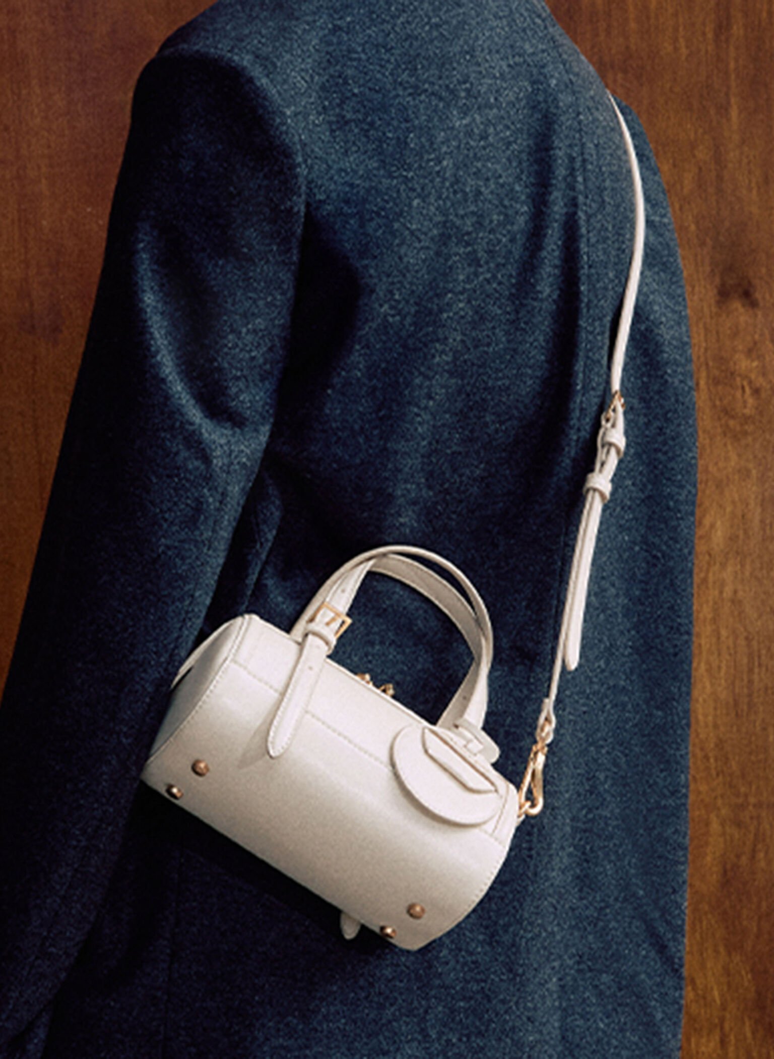 NEWEnola Canvas Two-Tone Bowling Bag